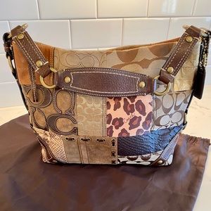 COACH Patchwork Shoulder Bag